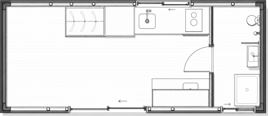 Origin studio floor plan